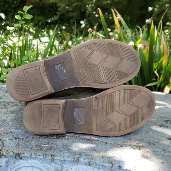 Lace Up Green Combat Moto Ankle Boots Booties 7.5 - Picture 6 of 7